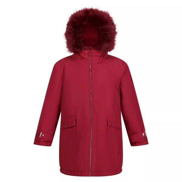 Adelyn Parka Wasserfest Mädchen Rot Bunt 146/152 von Regatta