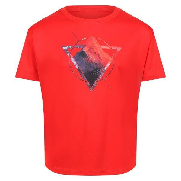 Alvarado Vi Tshirt Jungen Rot Bunt 104 von Regatta