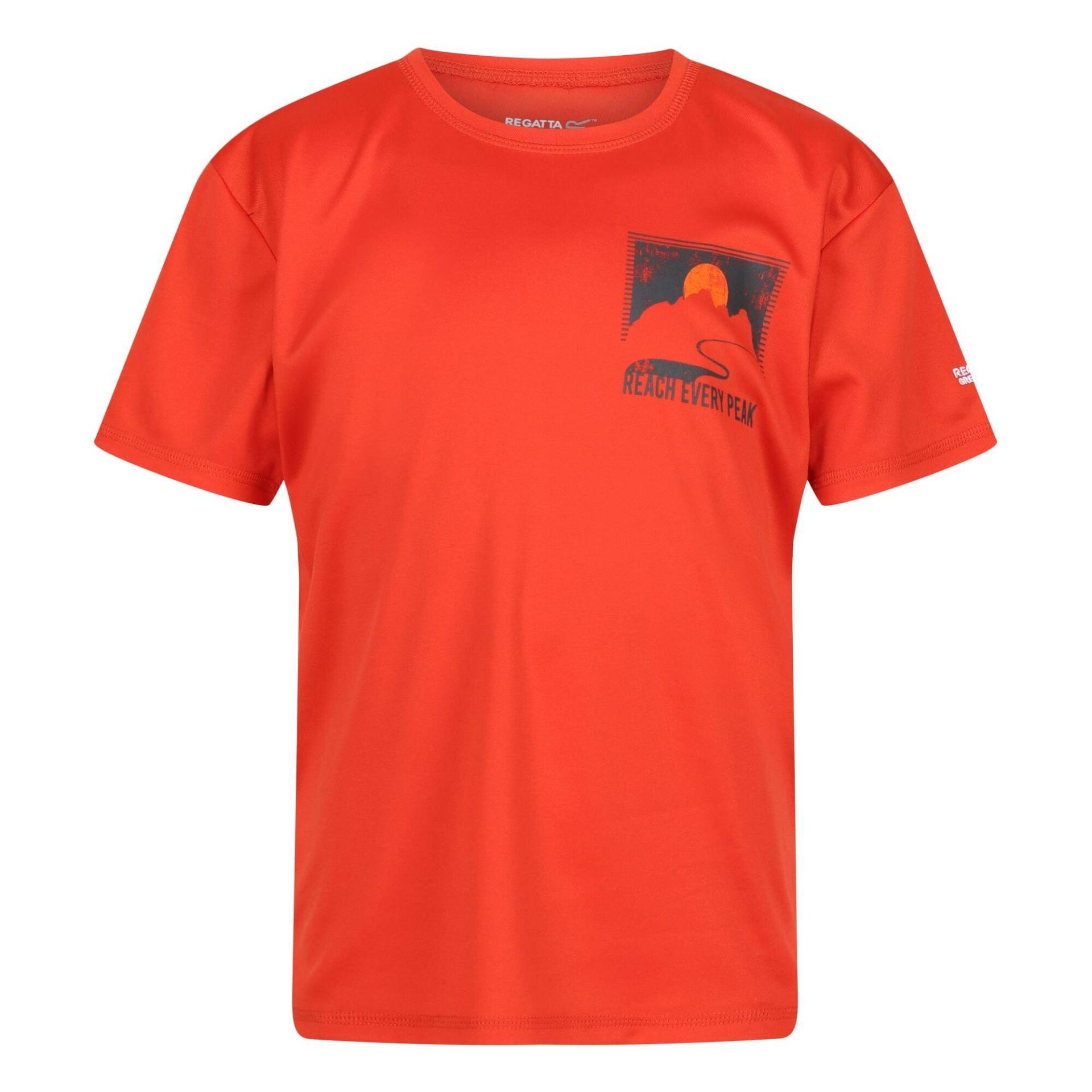 Alvarado Vii Tshirt Jungen Orange 128 von Regatta