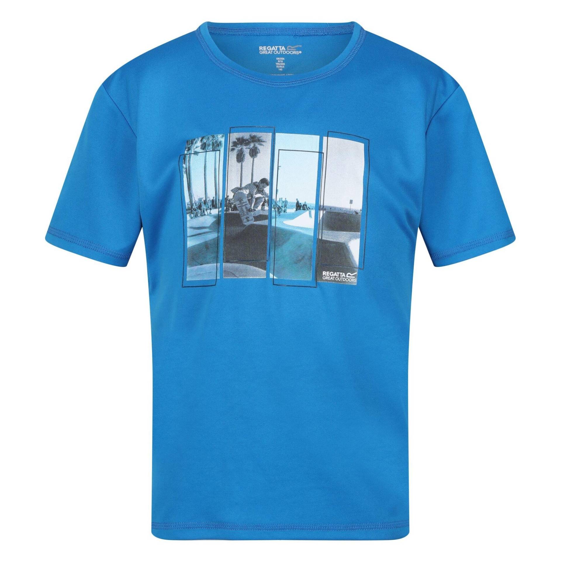 Alvarado Vii Tshirt Mädchen Blau 128 von Regatta