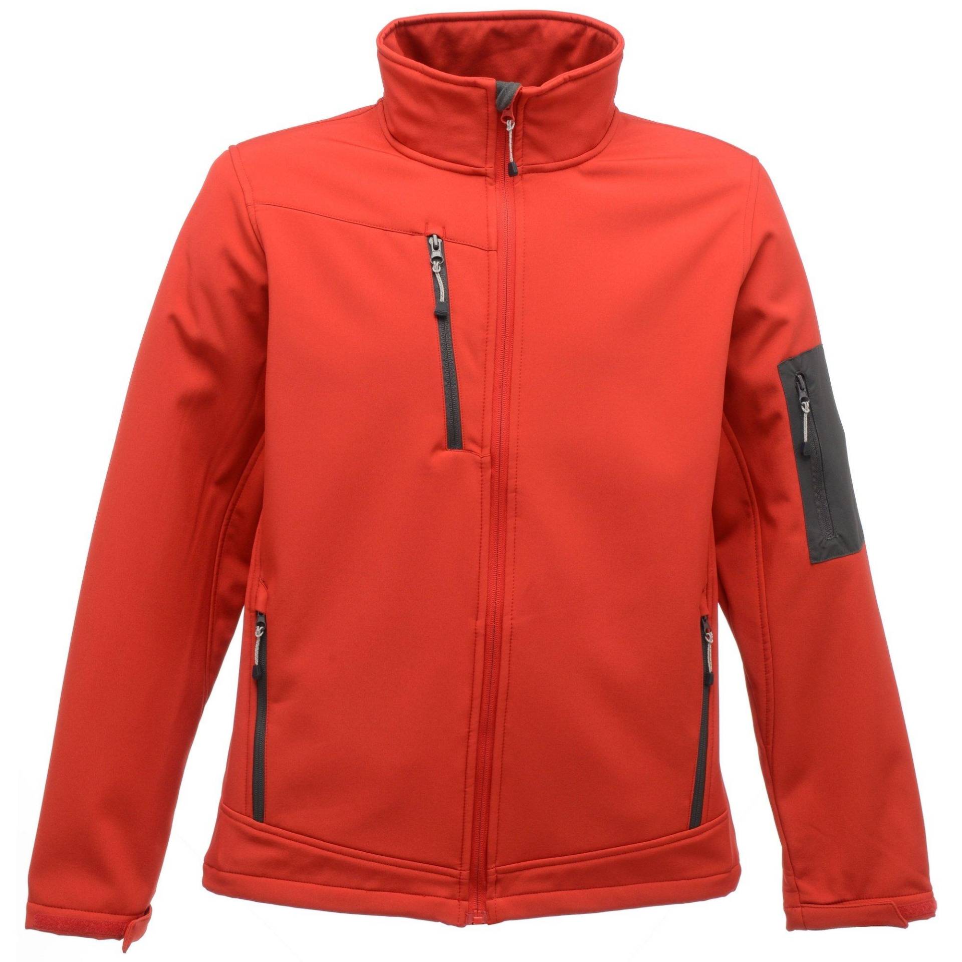 Arcola Softshelljacke, 3lagig, Wasserdicht, Atmungsaktiv Herren Rot Bunt 3XL von Regatta