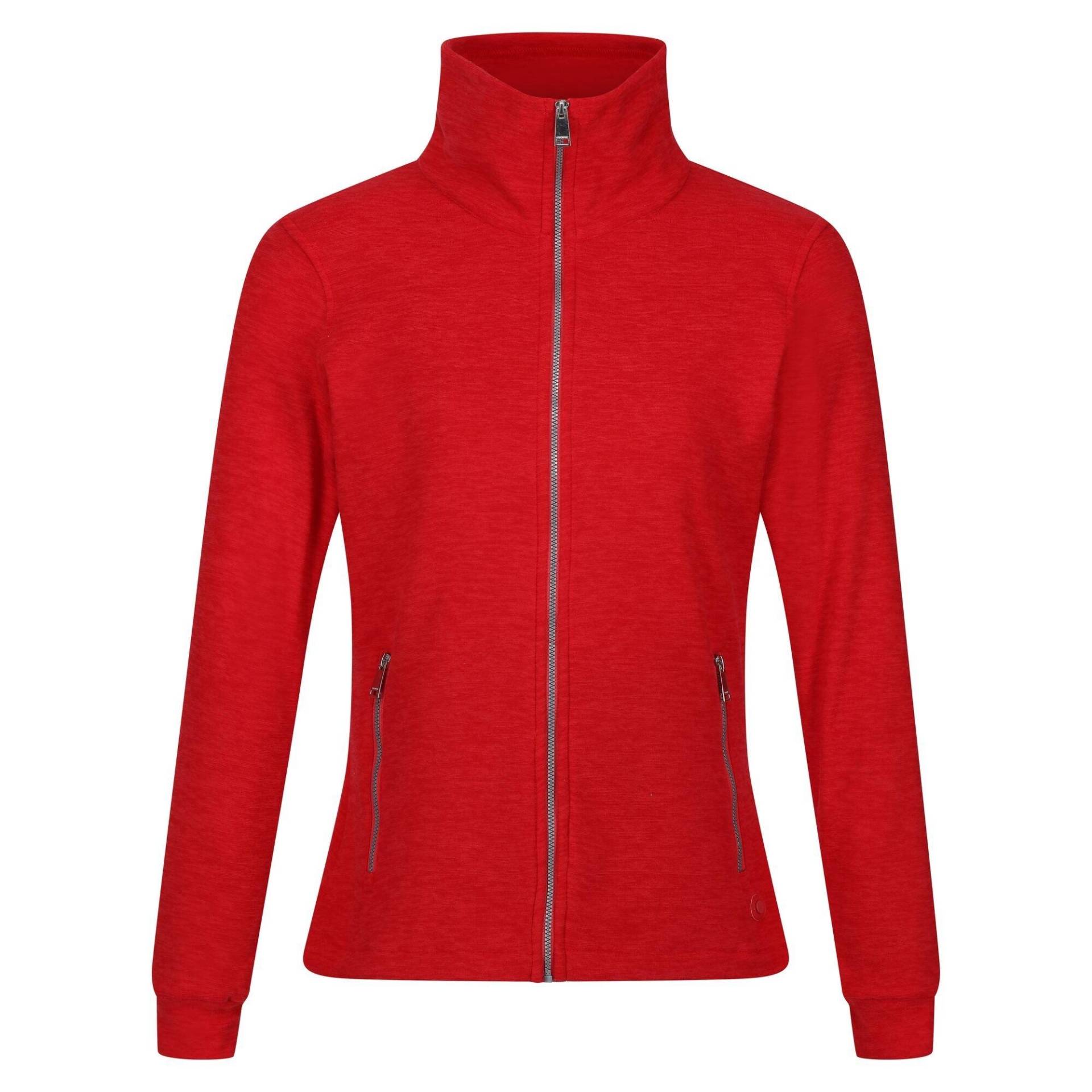 Azaelia Fleecejacke Durchgehender Reißverschluss Damen Rot Bunt 34 von Regatta