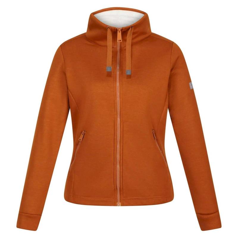 Azariah Fleecejacke Durchgehender Reißverschluss Damen Orange 38 von Regatta