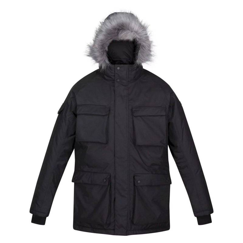 Aziel Parka Wasserfest Herren Schwarz XL von Regatta