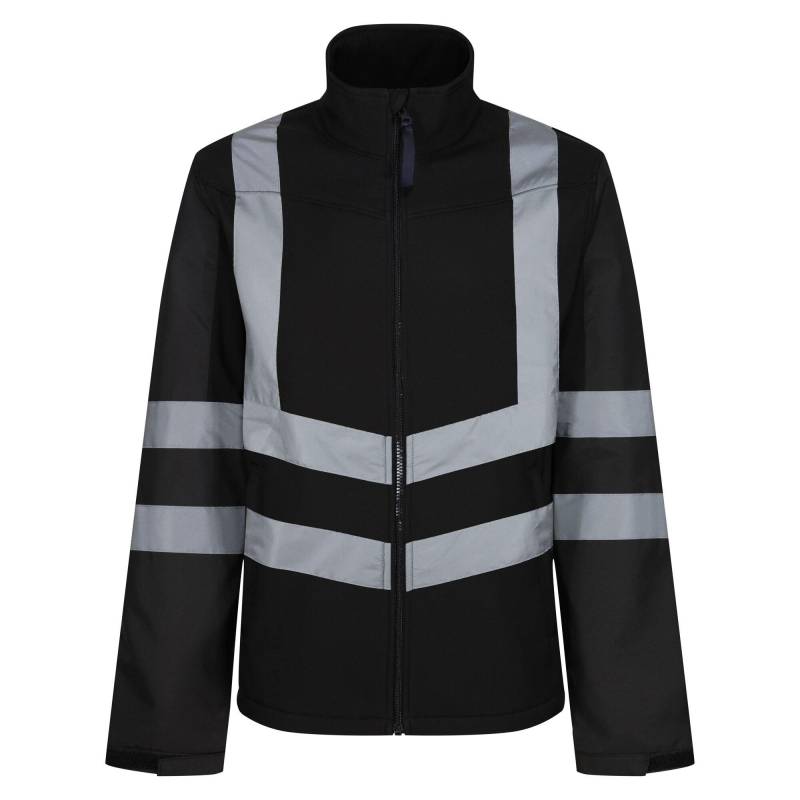 Ballistic Jacke Hohe Sichtbarkeit Herren Schwarz M von Regatta