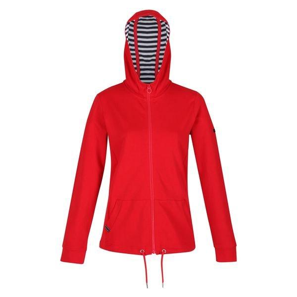 Bayarma Hoodie Mit Durchgehendem Reißverschluss Damen Rot Bunt 34 von Regatta