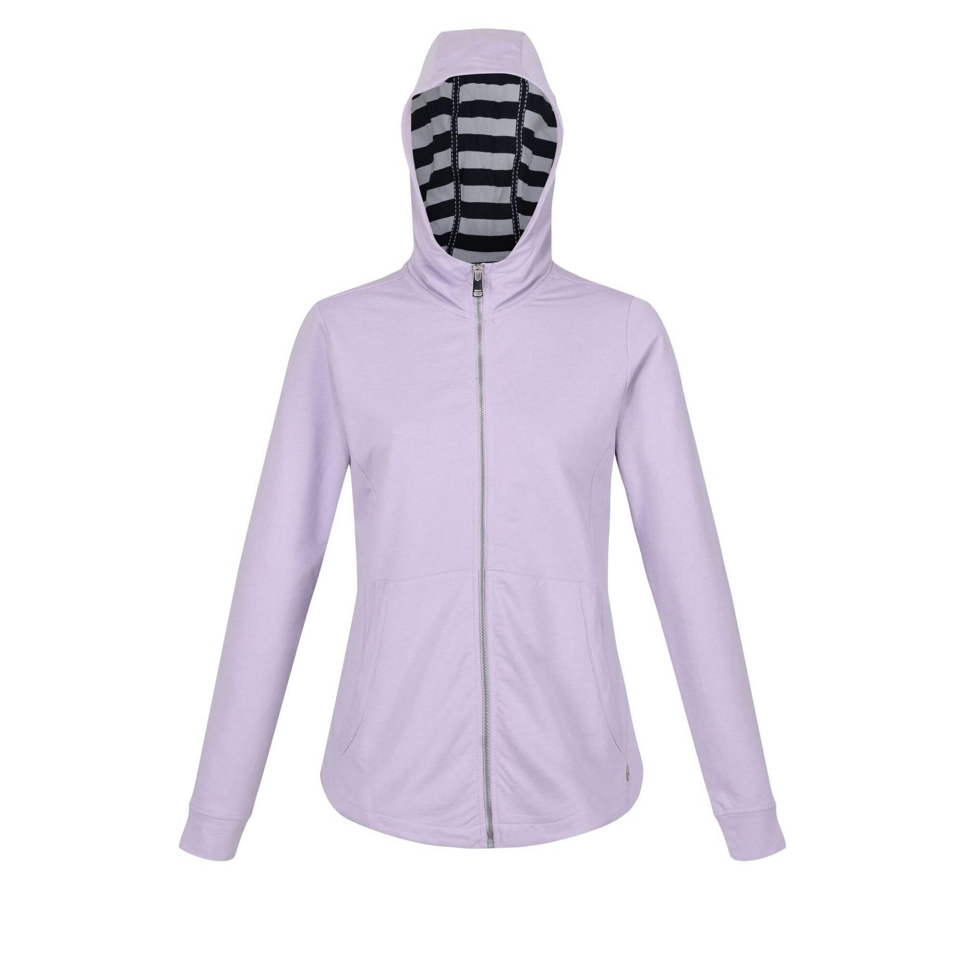 Bayla Hoodie Mit Durchgehendem Reißverschluss Damen Viola 42 von Regatta