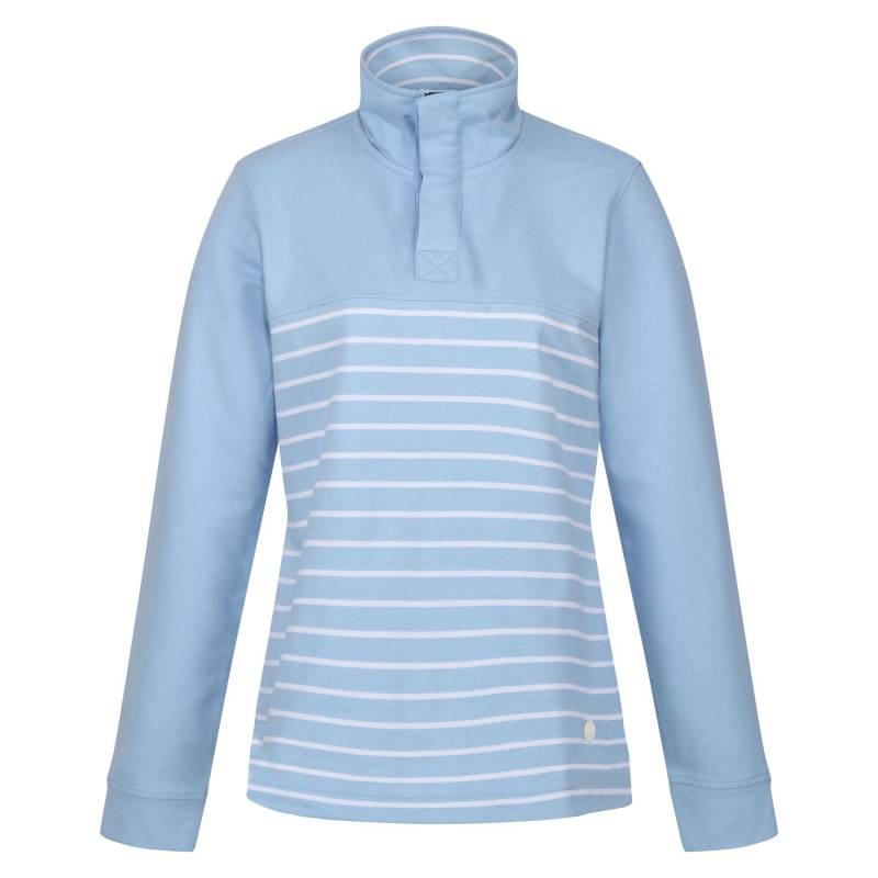 Bayla Sweatshirt Knopfhals Damen Hellblau 34 von Regatta