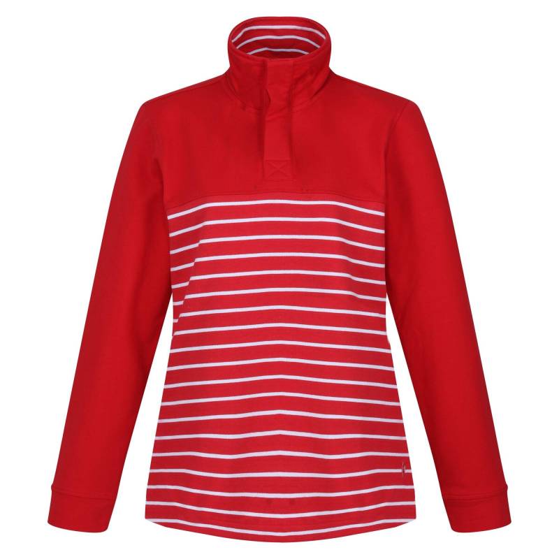 Bayla Sweatshirt Knopfhals Damen Rot Bunt 36 von Regatta