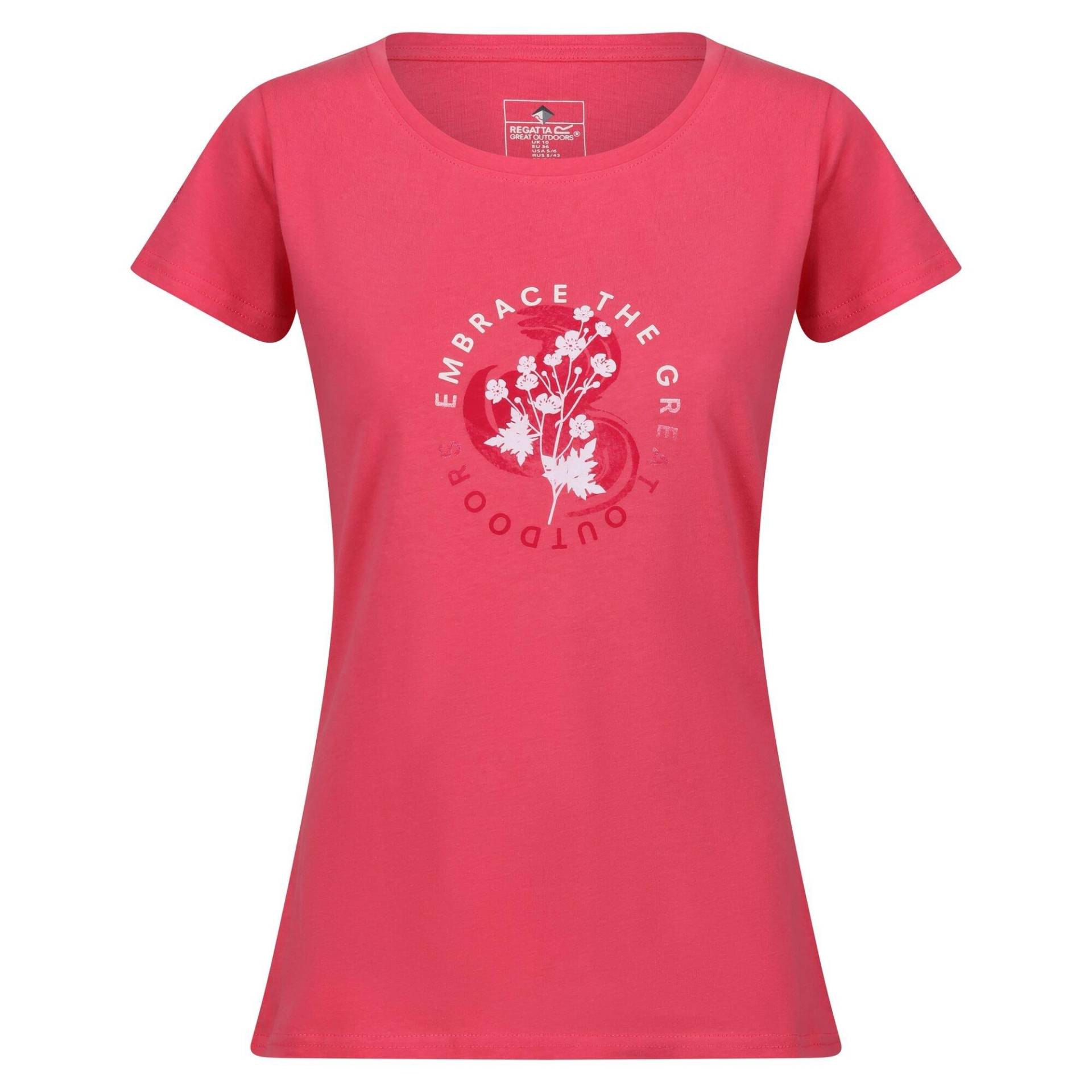 Breezed Iii Tshirt Damen Hellrosa 50 von Regatta