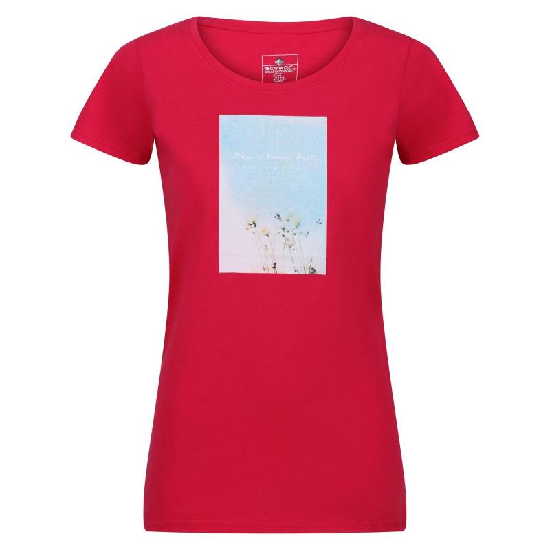 Regatta - Breezed III TShirt, für Damen, Pink, Größe 36 von Regatta