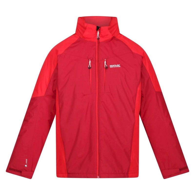 Calderdale Jacke, Wasserfest Herren Rot Bunt XXL von Regatta