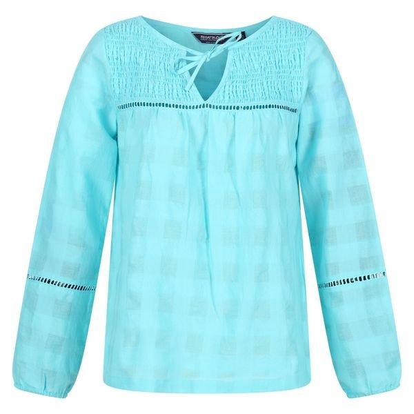 Regatta - Calluna Bluse Langärmlig, für Damen, Hellblau, Größe 42 von Regatta