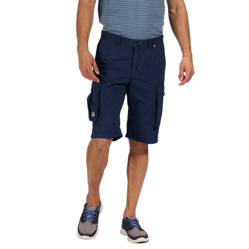 Cargoshorts Shorebay Im Vintagelook Herren Marine W34 von Regatta