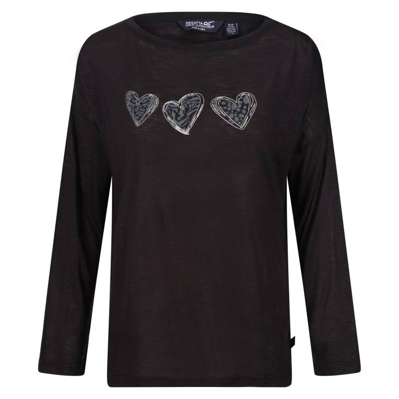 Carlene Tshirt Langärmlig Damen Schwarz 40 von Regatta