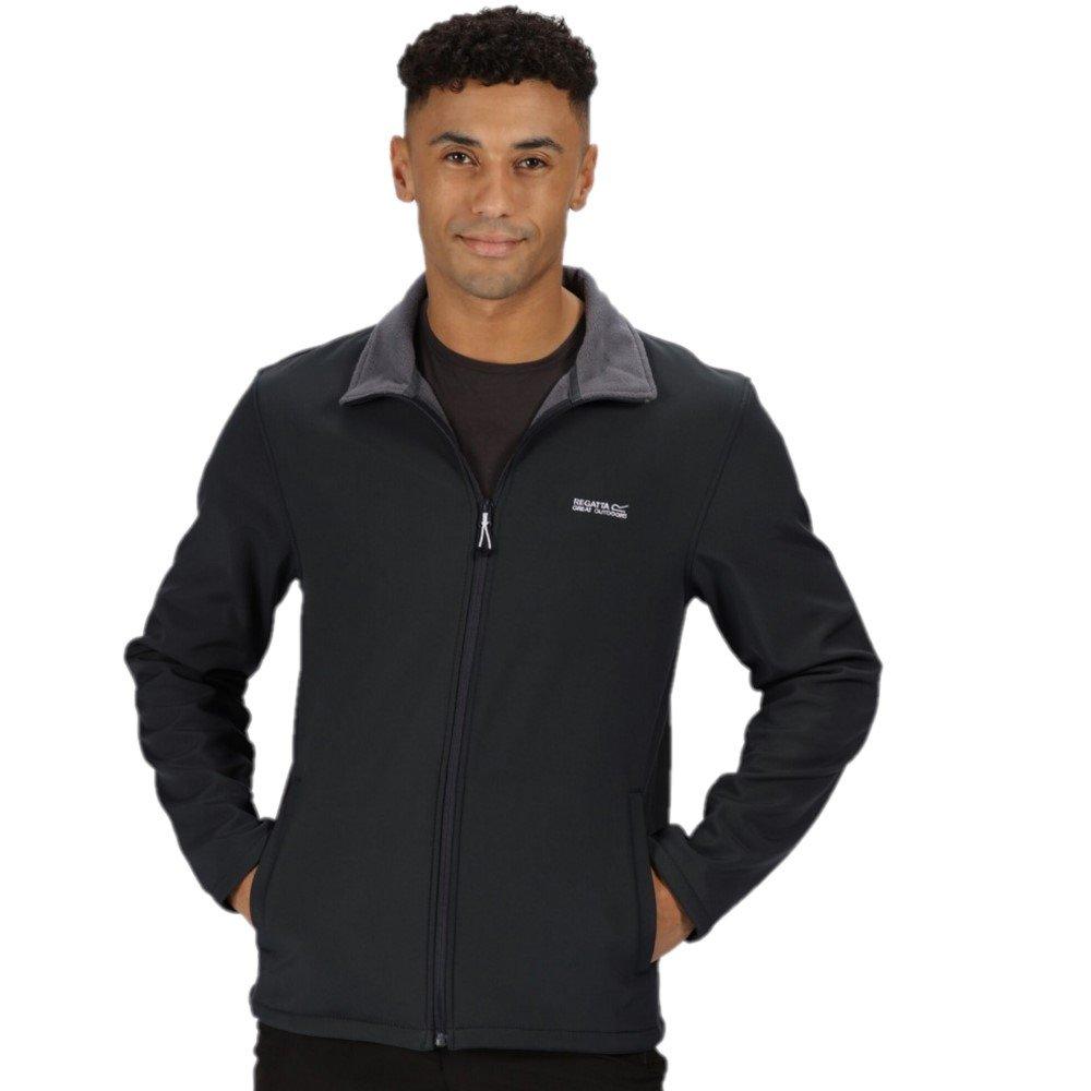 Cera V Softshelljacke Windbeständig Herren Schwarz 3XL von Regatta