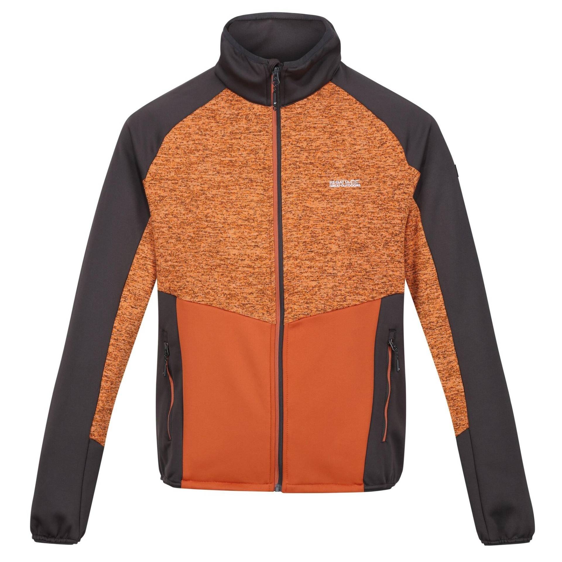 Coladane V Fleecejacke Durchgehender Reißverschluss Herren Orange Bunt 3XL von Regatta