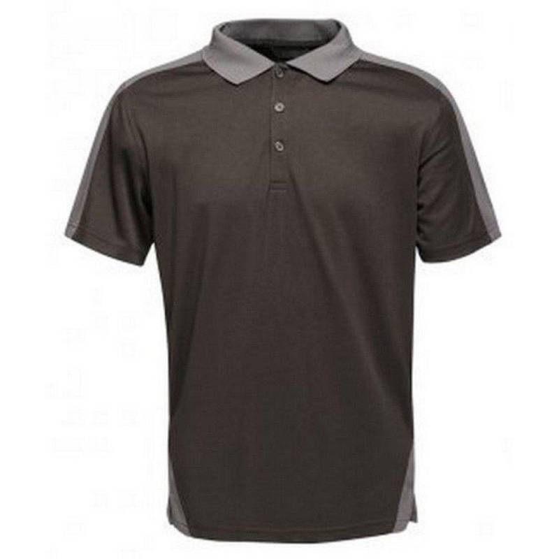 Coolweavepiquépoloshirt Damen Schwarz L von Regatta