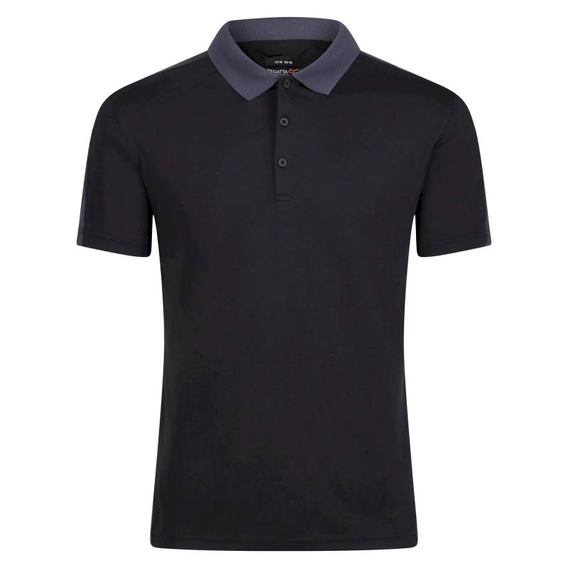 Coolweavepiquépoloshirt Damen Schwarz XL von Regatta