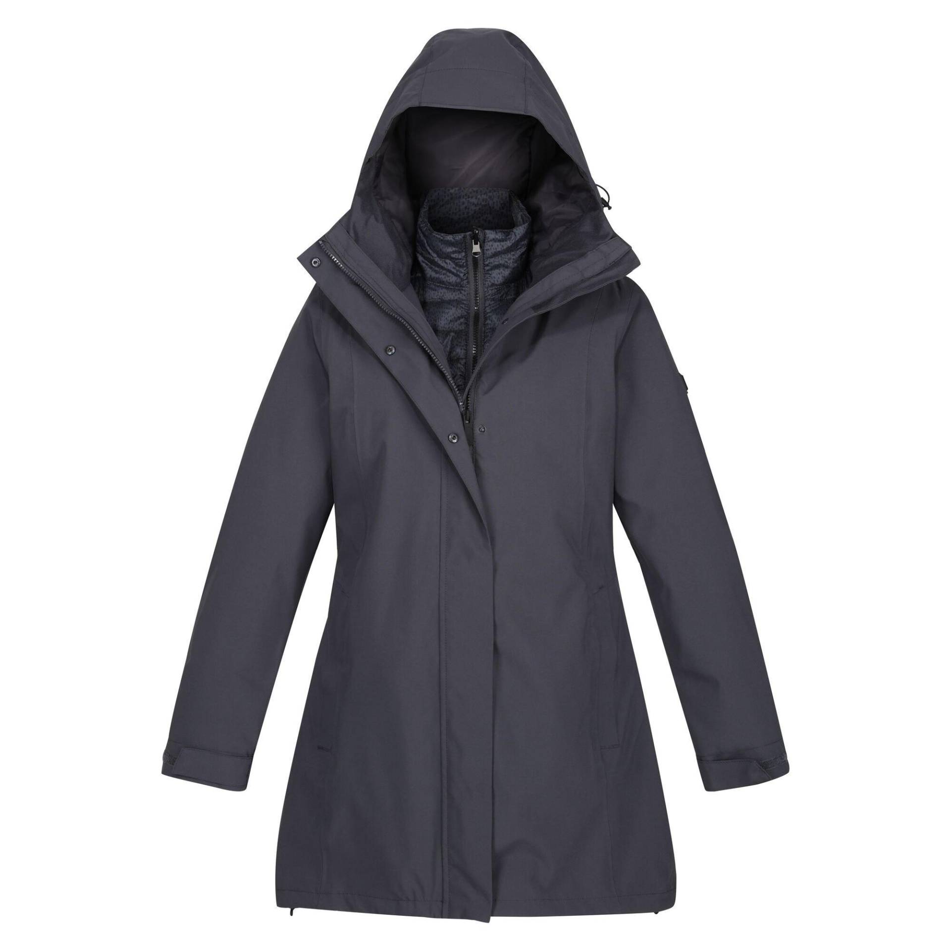 Denbury Iii Jacke, Wasserfest Damen Grau 40 von Regatta