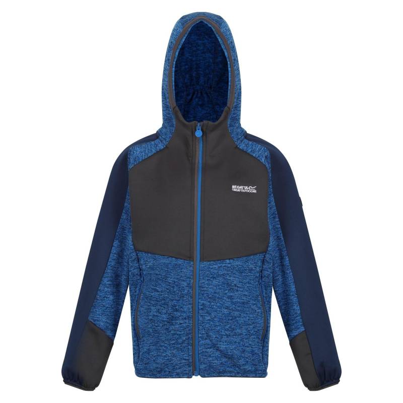 Dissolver Vi Hoodie Mit Durchgehendem Reißverschluss Jungen Blau Denim 128 von Regatta