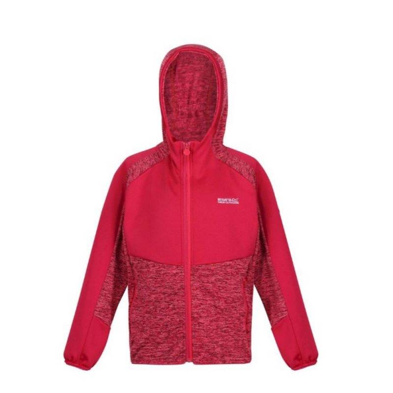 Dissolver Vi Hoodie Mit Durchgehendem Reißverschluss Jungen Pink 104 von Regatta