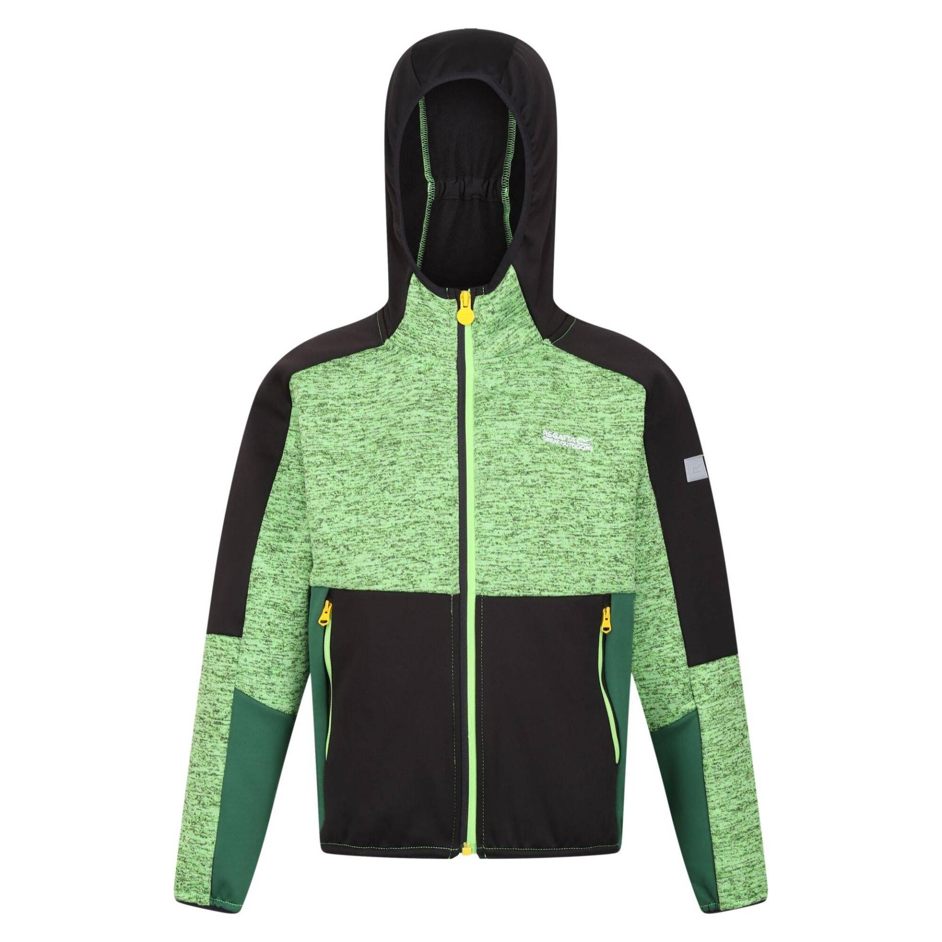 Dissolver Vii Fleecejacke Durchgehender Reißverschluss Jungen Limettengrün 104 von Regatta