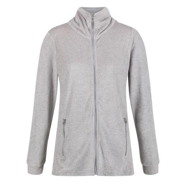 Everleigh Fleecejacke Durchgehender Reißverschluss Damen Platin grau 36 von Regatta