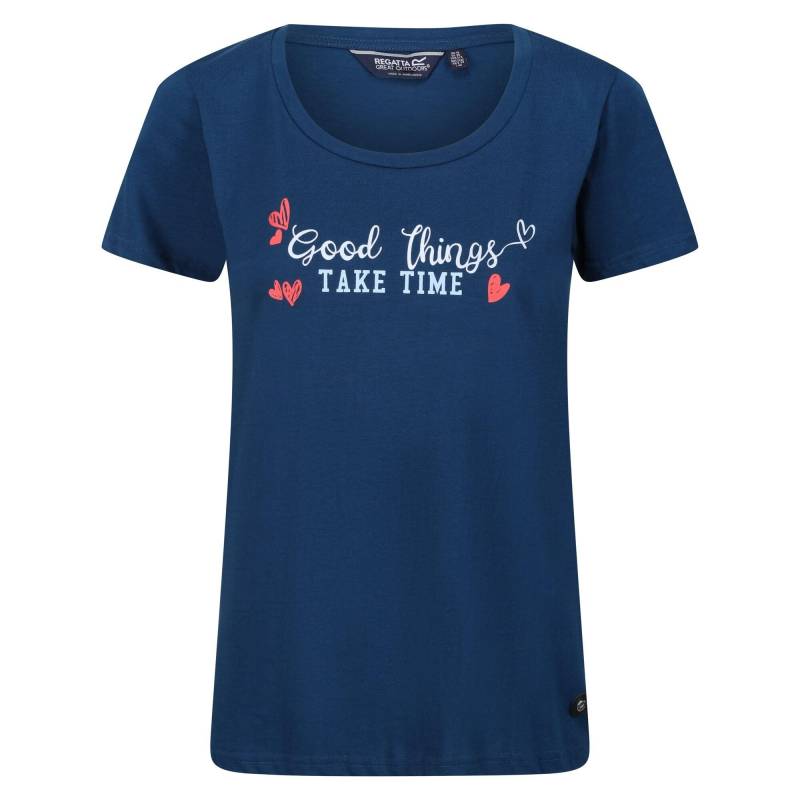 Filandra Vii Good Things Take Time Tshirt Damen Blau 34 von Regatta