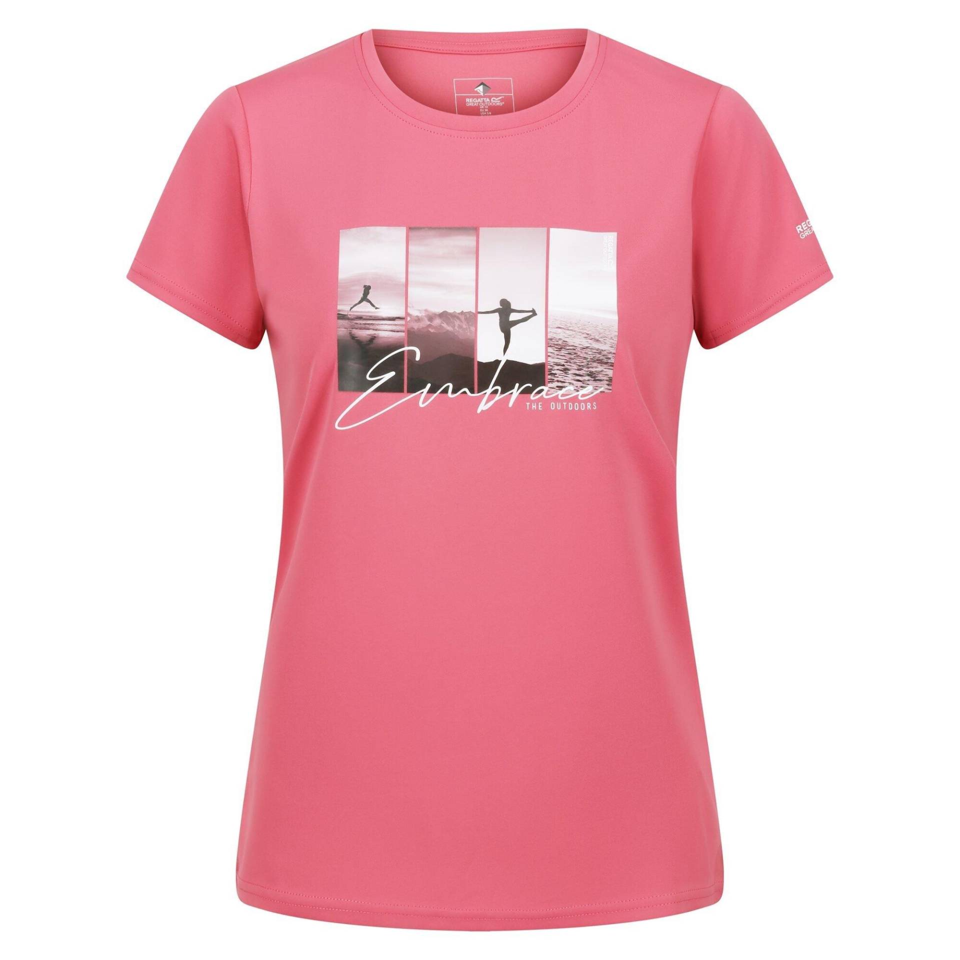 Fingal Vii Embrace The Outdoors Tshirt Damen Hellrosa 34 von Regatta