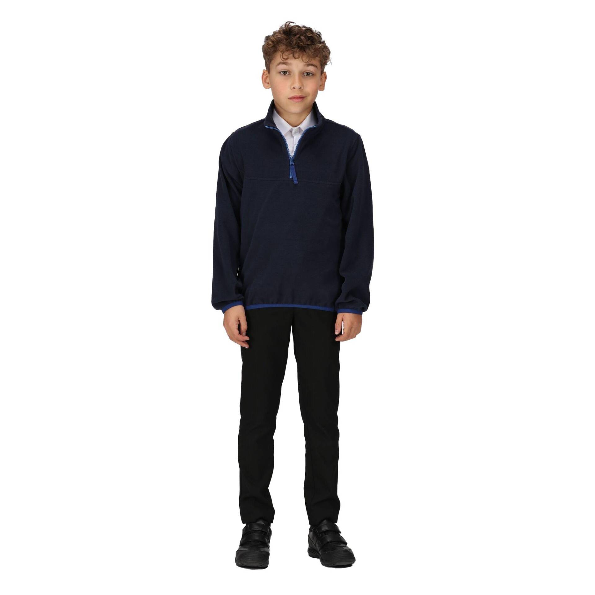 Fleecejacke Mit Halbem Reißverschluss Jungen Marine 116 von Regatta