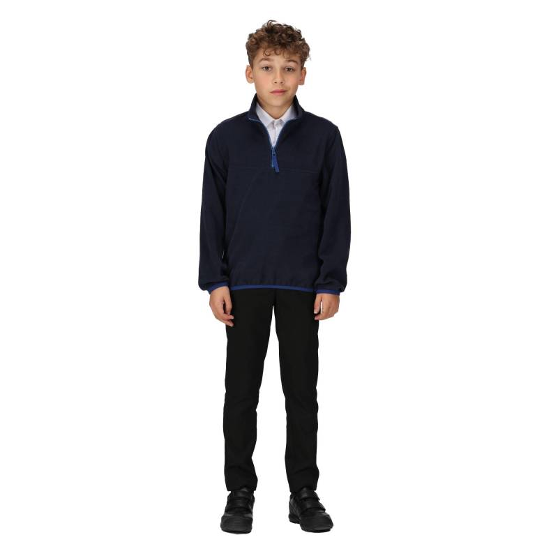 Fleecejacke Mit Halbem Reißverschluss Jungen Marine 146/152 von Regatta