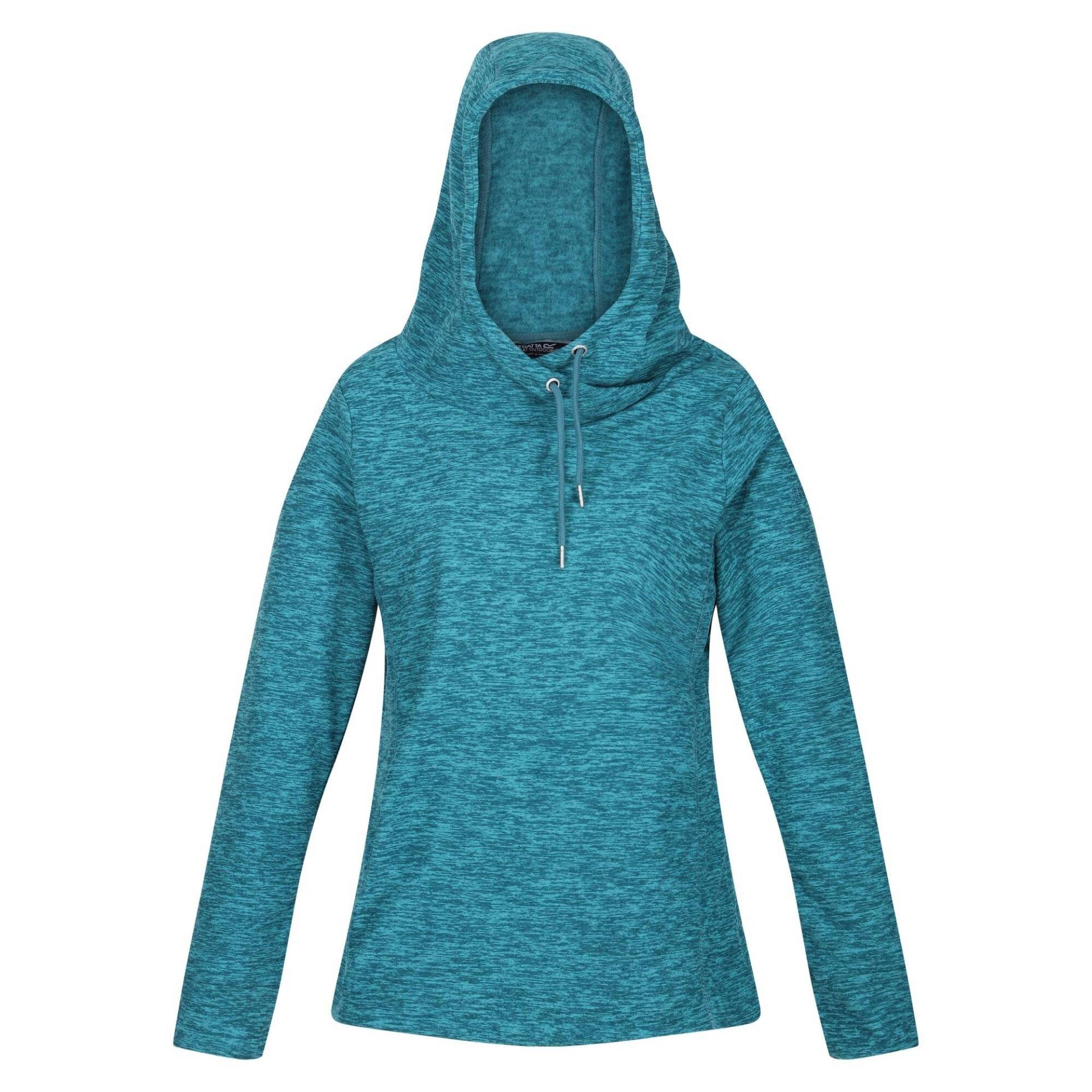 Fleecepullover Kizmit Ii Mit Kapuze Damen Blau Denim 34 von Regatta