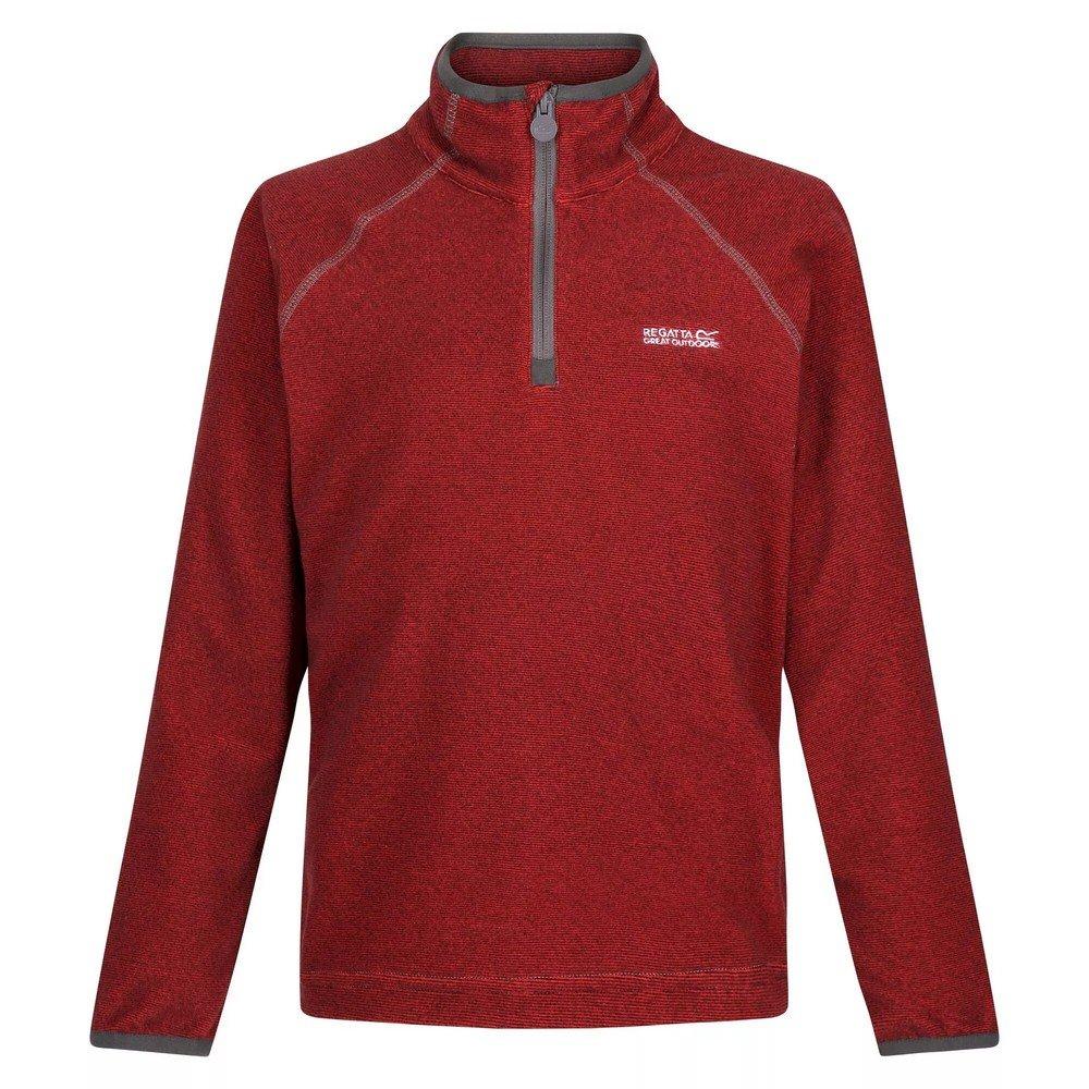 Fleecetop Loco Jungen Rot Bunt 7-8A von Regatta