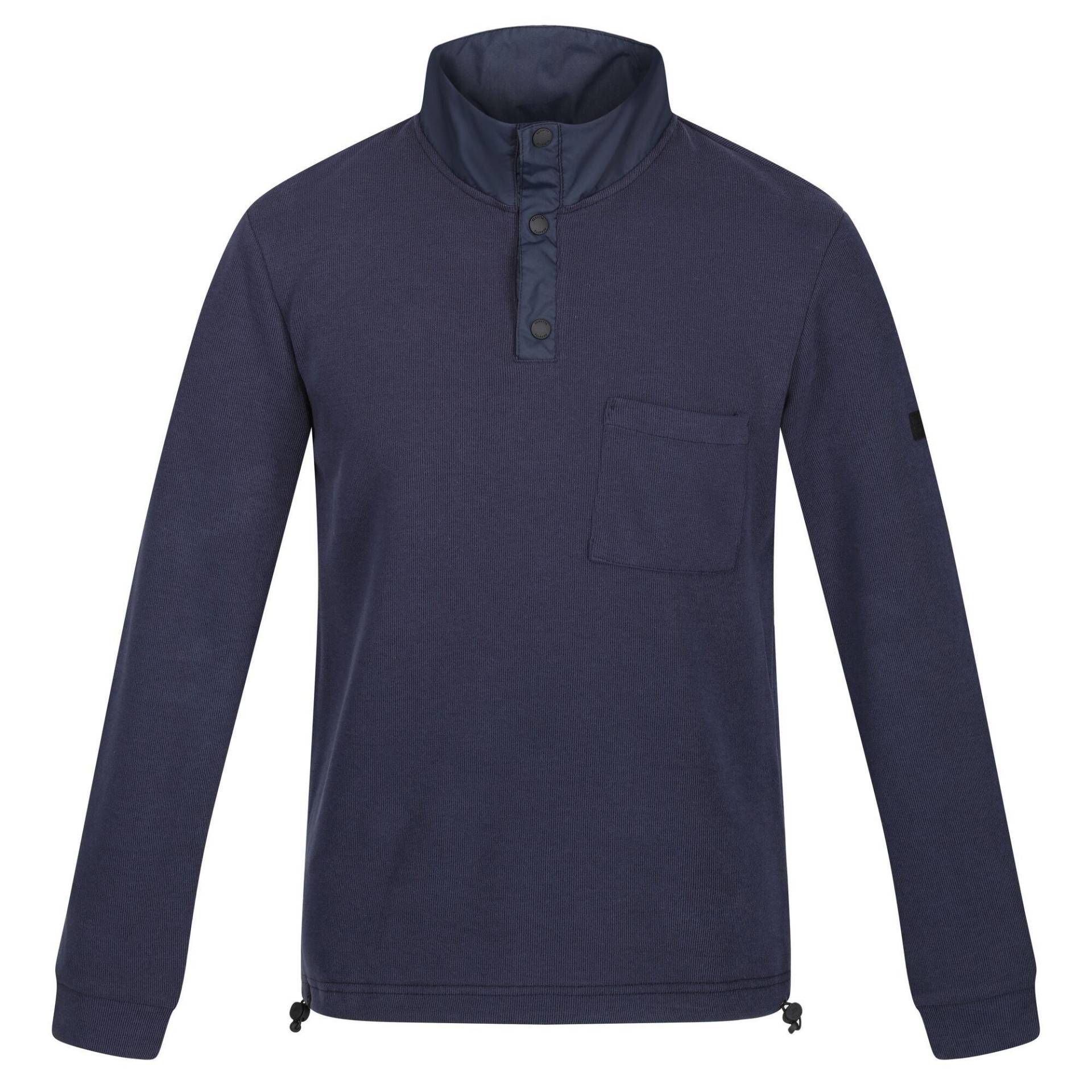 Galino Sweatshirt Knopfdetail Herren Marine S von Regatta