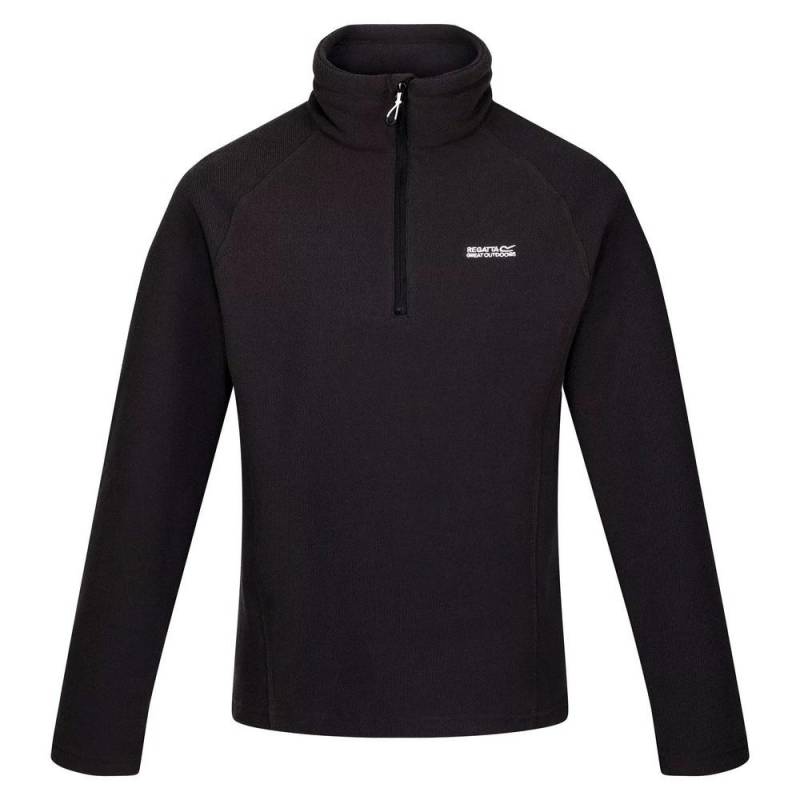 Great Outdoors Fleecetop Kenger Mit Reißverschluss Bis Zur Brust Herren Schwarz 3XL von Regatta