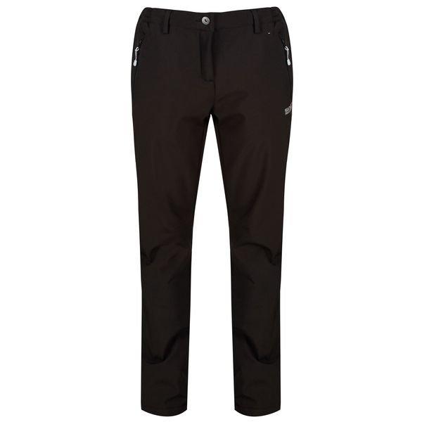 Great Outdoors Geo Softshell Ii Hose, Reguläre Länge Damen Schwarz 34 von Regatta