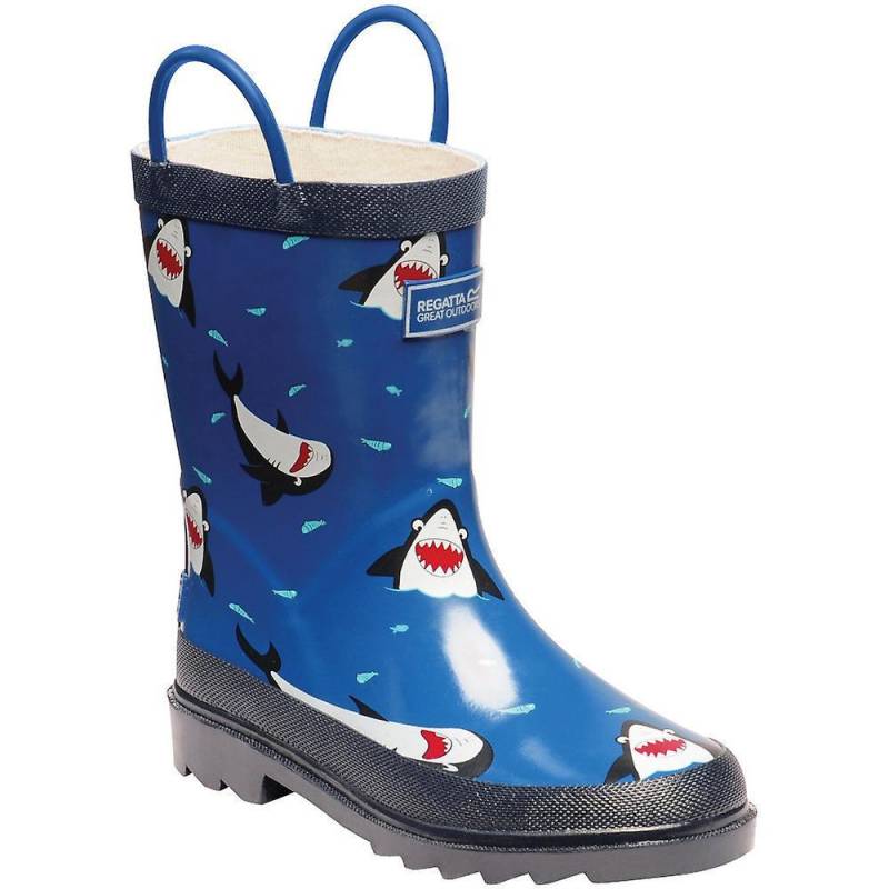 Great Outdoors Gummistiefel Minnow Mit Muster Unisex Blau Bedruckt 30 von Regatta