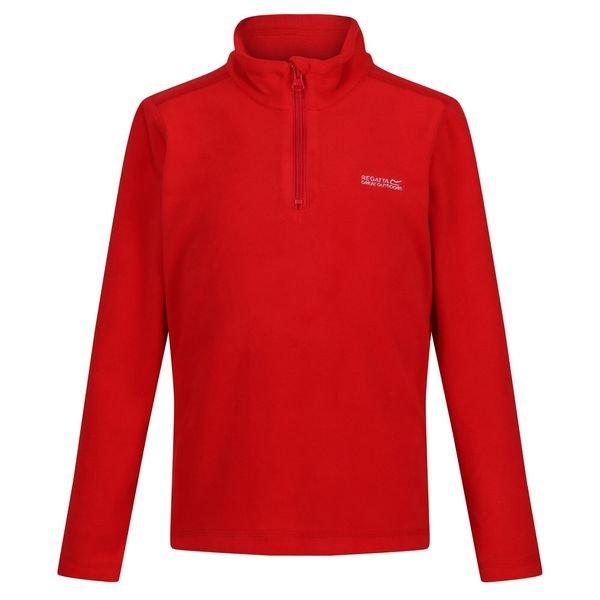 Great Outdoors Hot Shot Ii Fleecetop Mädchen Rot Bunt 104 von Regatta