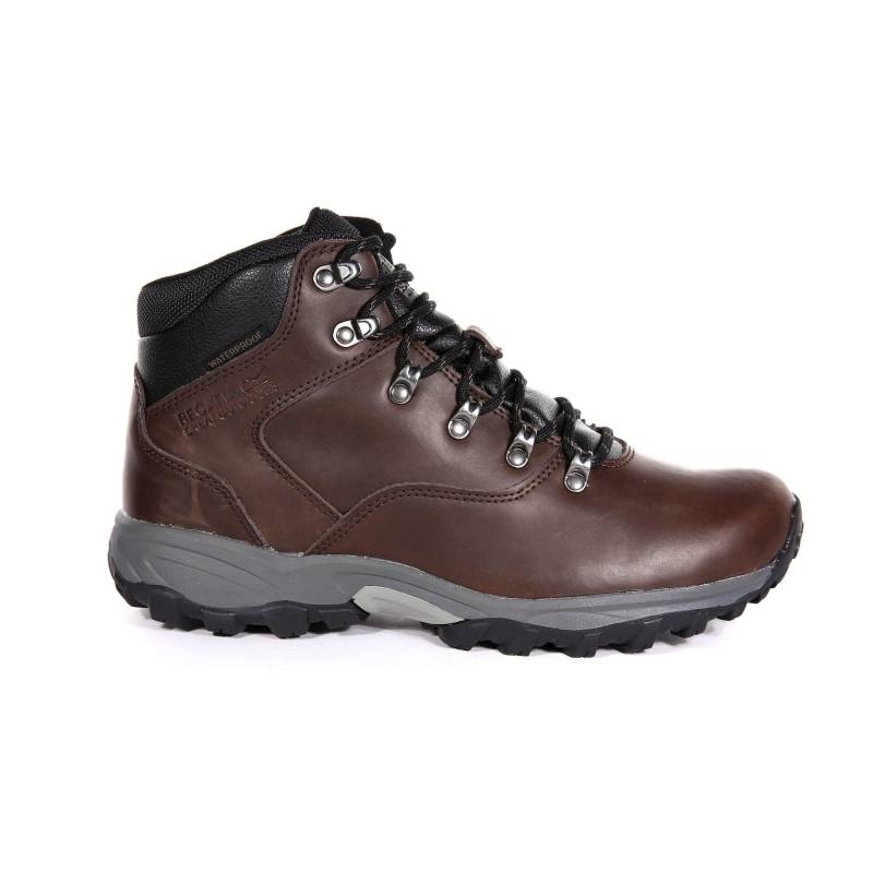 Great Outdoors Lederwanderstiefel Bainsford Wasserfest Herren Grau 42 von Regatta