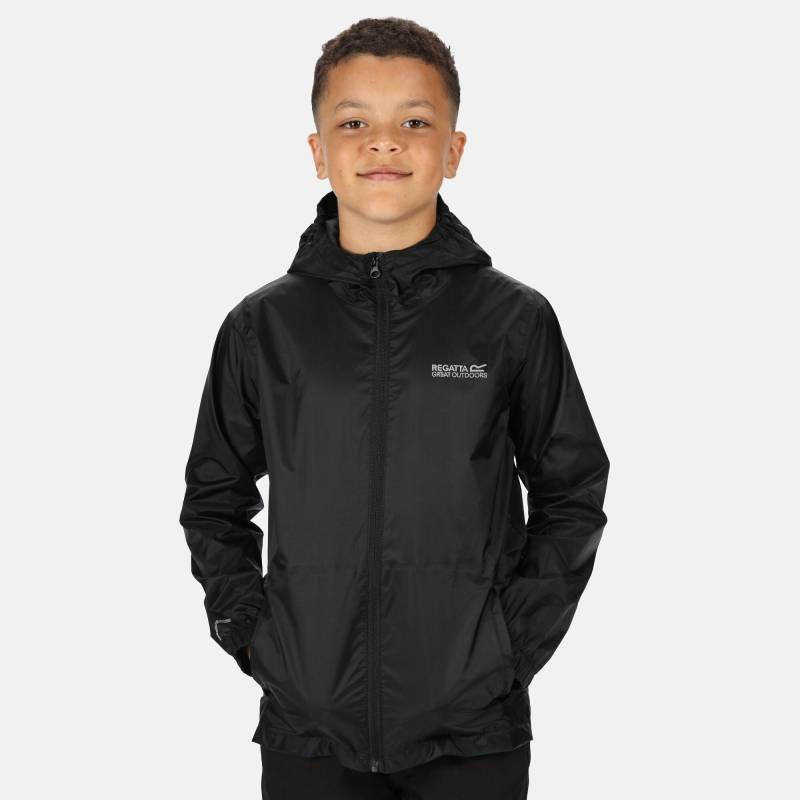 Great Outdoors Pack It Jacke Iii, Wasserfest Unisex Schwarz 5-6A von Regatta