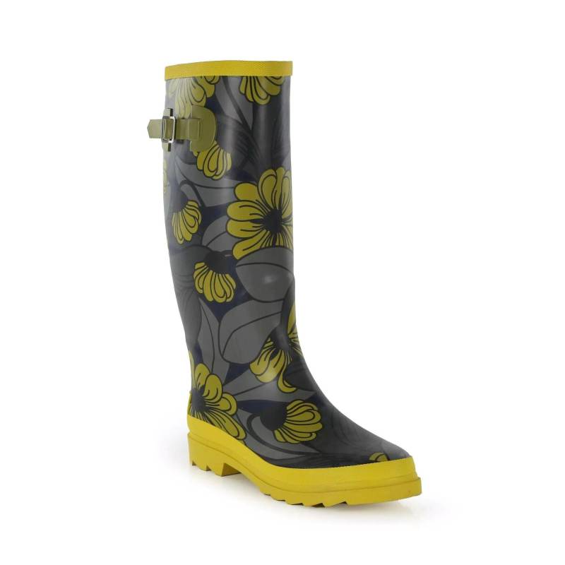 Gummistiefel Orla Kiely, Floral Damen Gelb Bunt 37 von Regatta