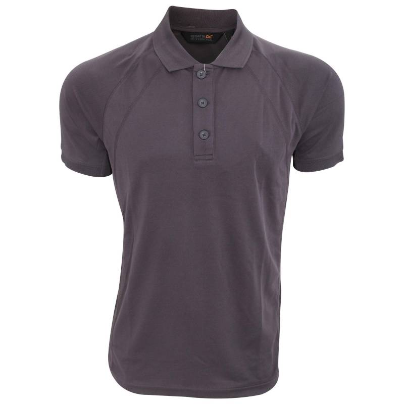 Hardwear Coolweave Kurzarm Polo Shirt Herren Eisen L von Regatta