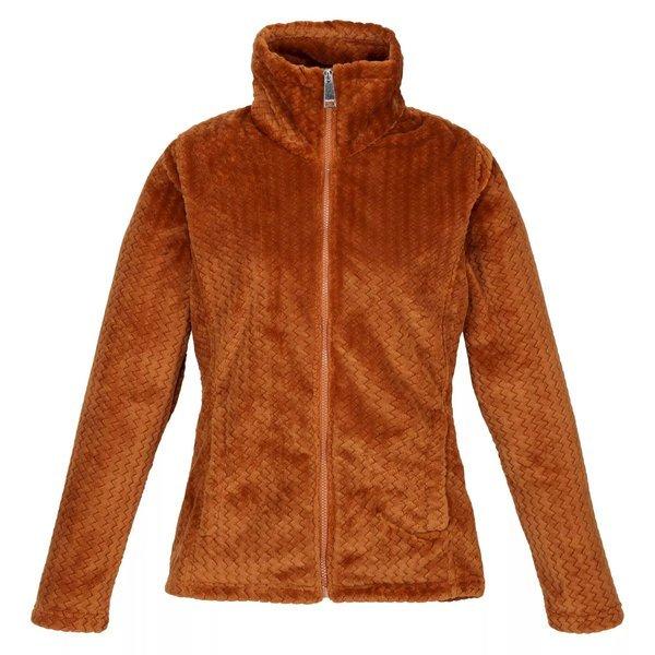 Heloise Fleecejacke, Durchgehender Reißverschluss Damen Braun 38 von Regatta