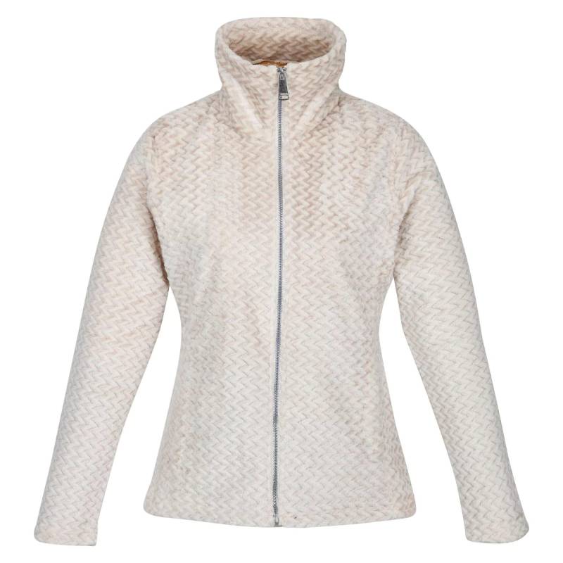 Heloise Fleecejacke, Durchgehender Reißverschluss Damen Offwhite 36 von Regatta