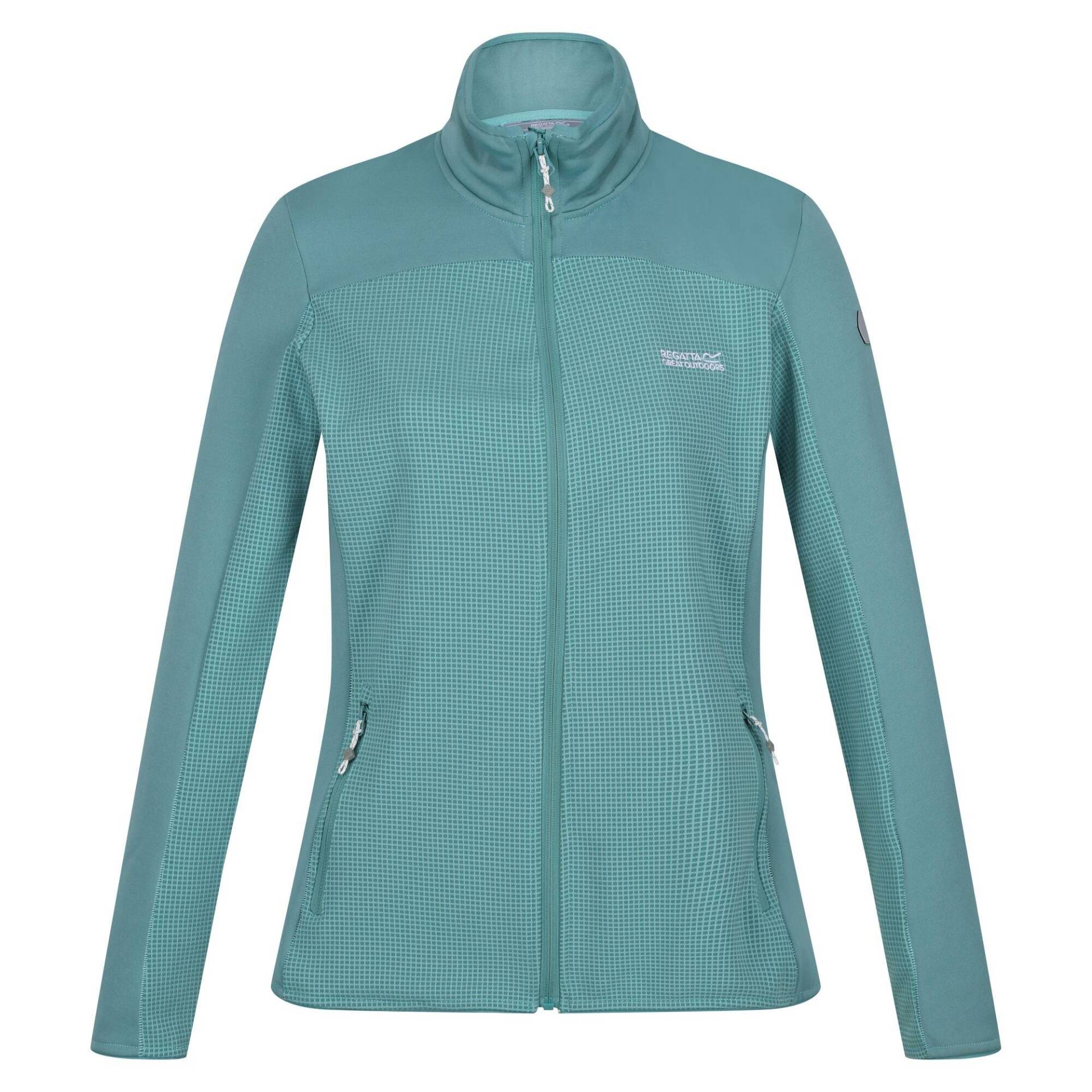 Highton Iii Fleecejacke Durchgehender Reißverschluss Damen Hellblau 34 von Regatta