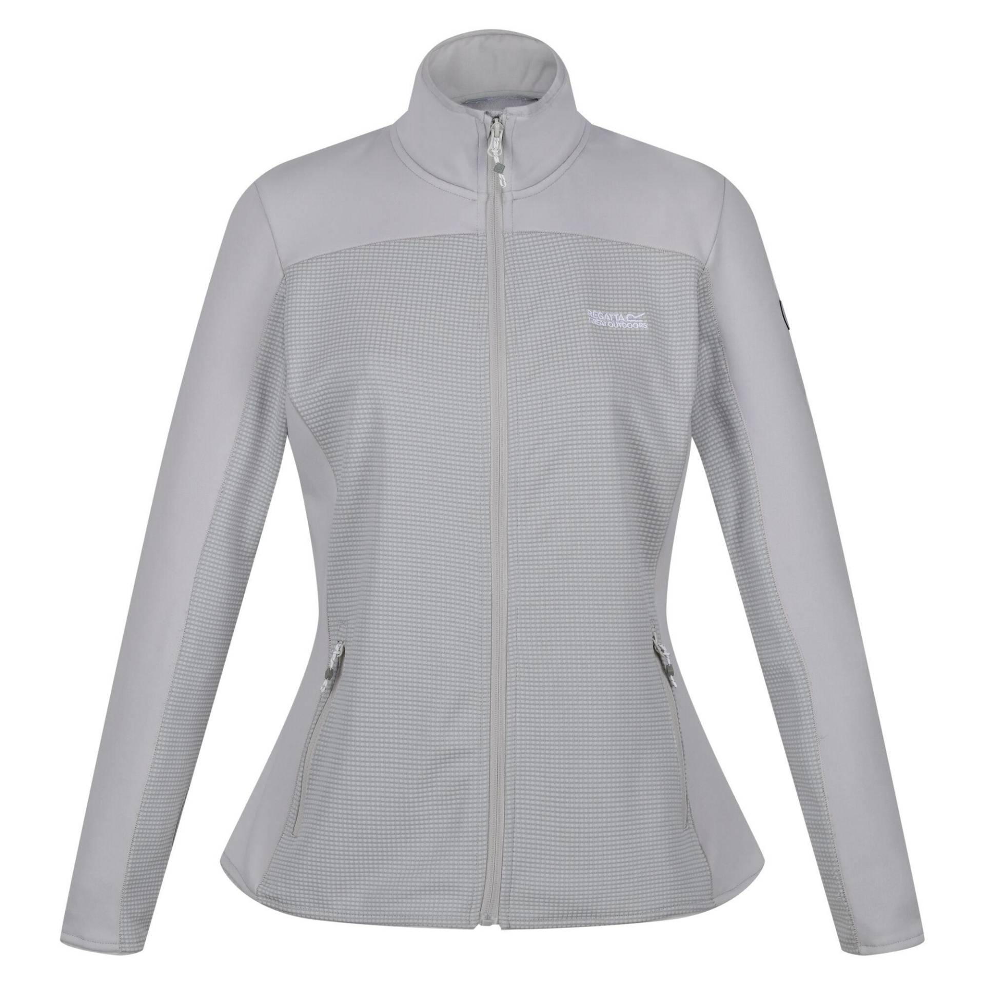 Highton Iii Fleecejacke Durchgehender Reißverschluss Damen Taubengrau 38 von Regatta