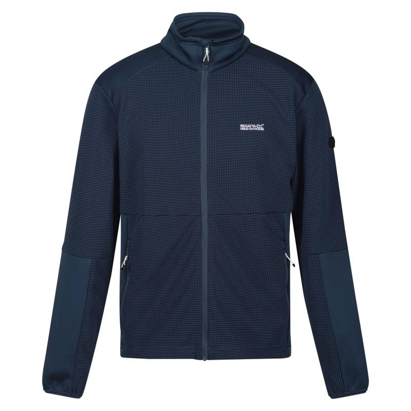 Highton Iii Fleecejacke Durchgehender Reißverschluss Herren Blau S von Regatta