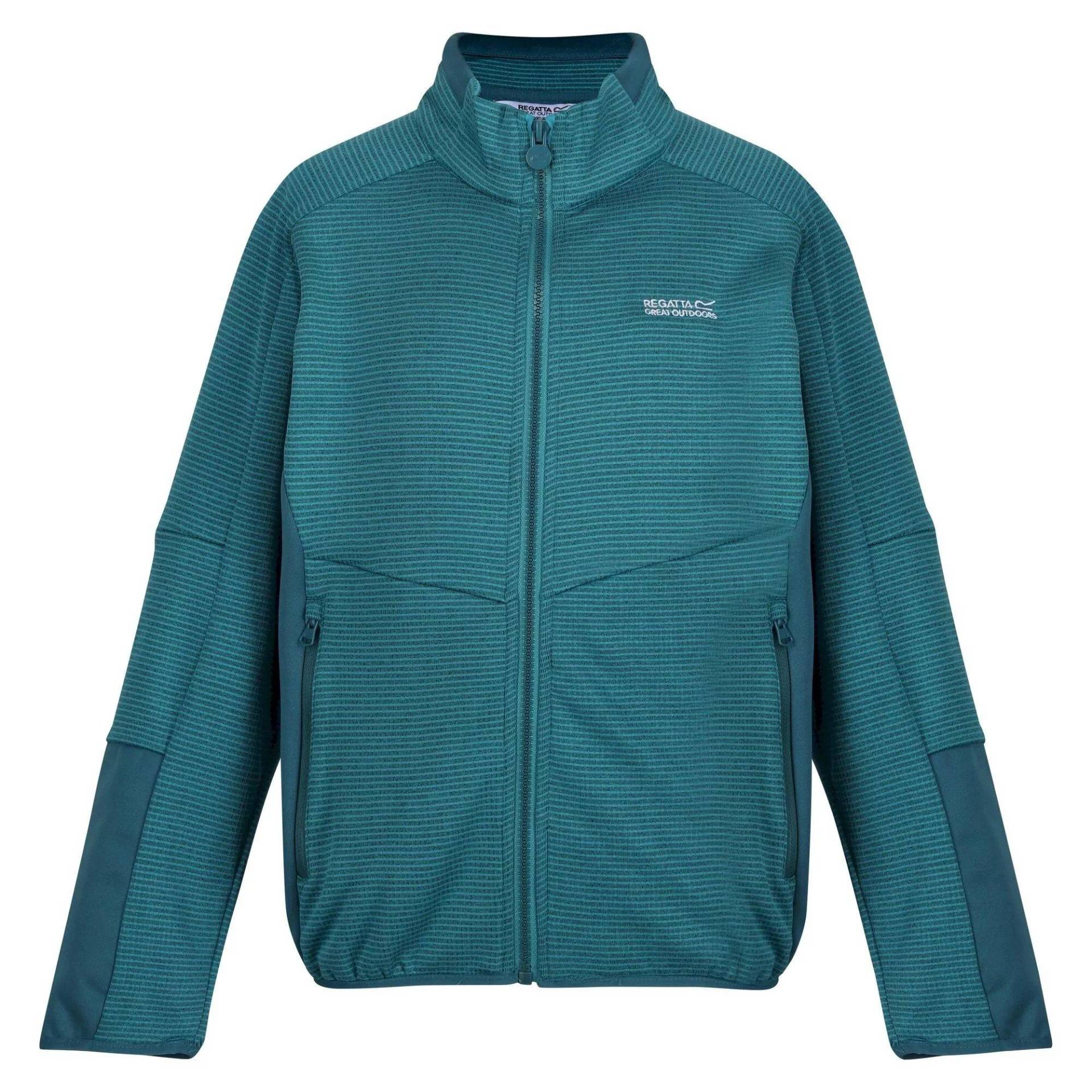 Highton Iii Fleecejacke Durchgehender Reißverschluss Jungen Blau 104 von Regatta