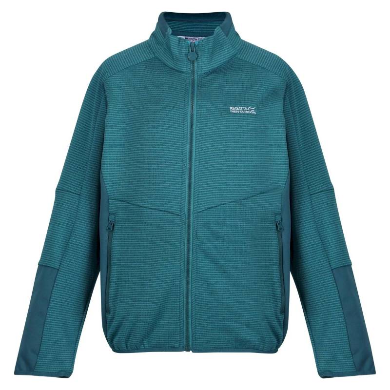 Highton Iii Fleecejacke Durchgehender Reißverschluss Jungen Blau 116 von Regatta